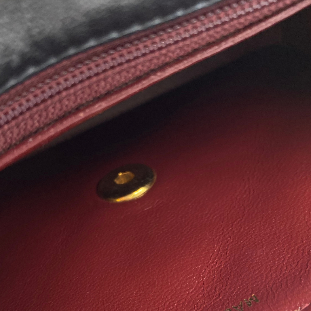 Michiru, 1 Series Square 17cm Black Lambskin with seal and card