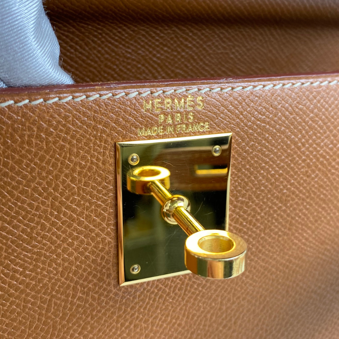 Nixie, 1999 Kelly 28 Sellier Couchevel Gold Hardware with stamp 〇Z