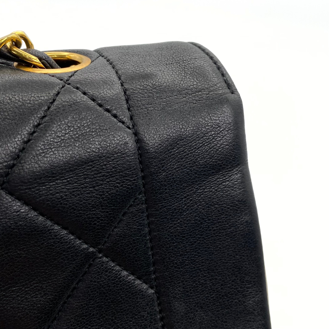 Artem, 4 Series Black Lambskin Tab Border with seal only