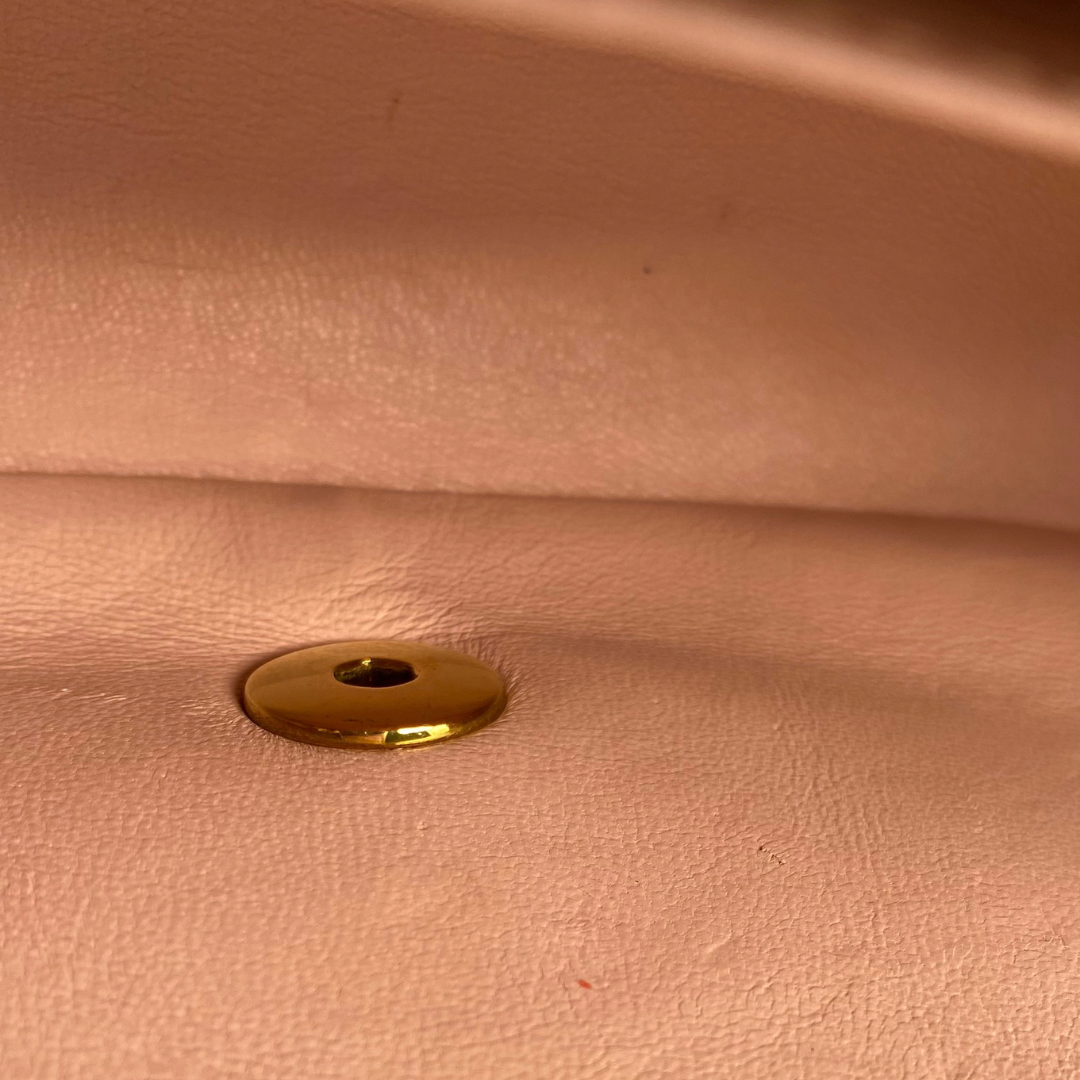 Sakai, Small Diana Pink Beige Caviar with seal only