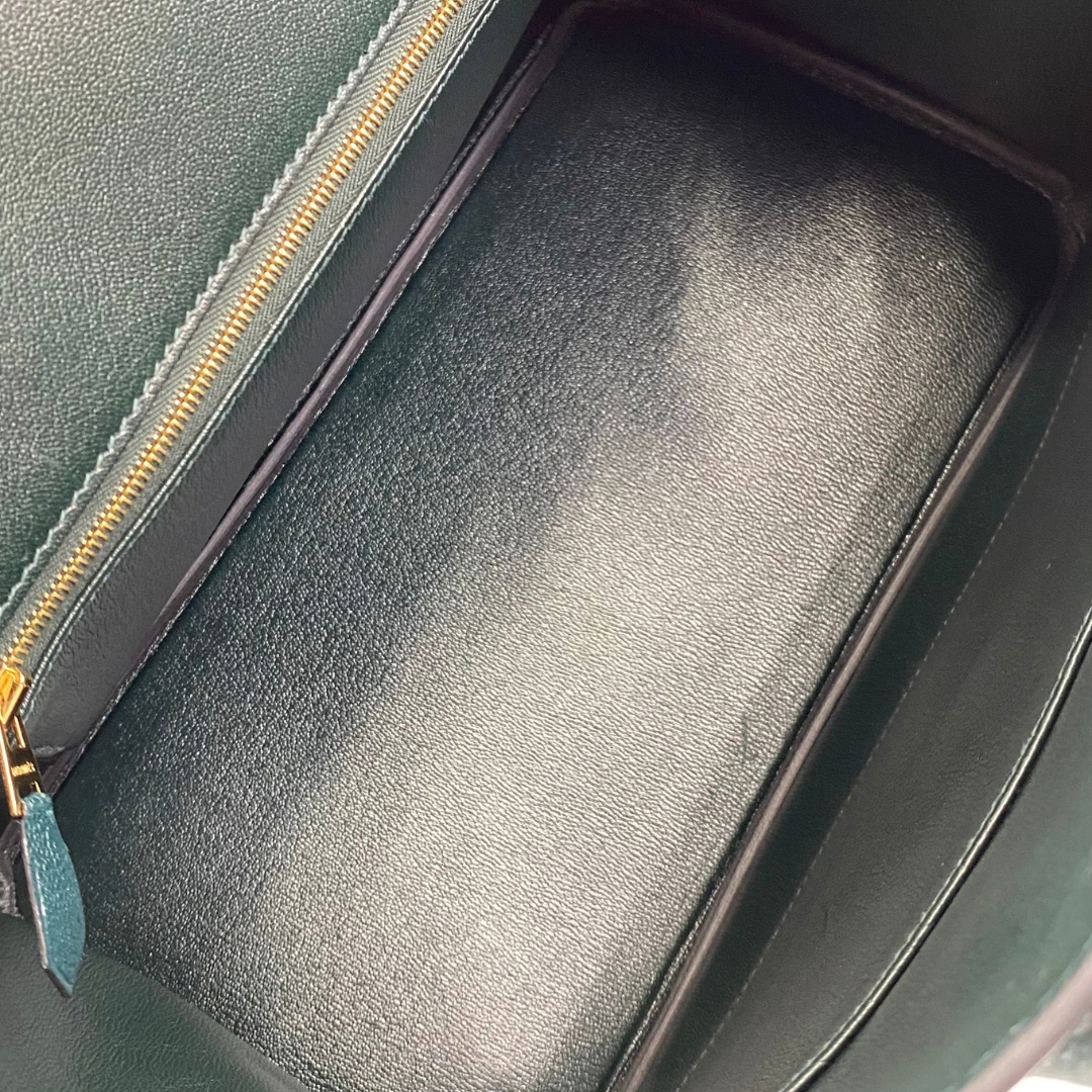 Nanami, 2024 Birkin 30 Vert Moyen Chevre Gold Hardware with stamp W