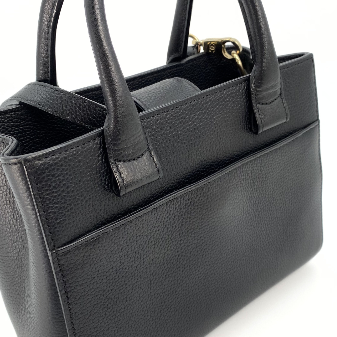Brodie, 23 Series Neo Excecutive Tote Black Leather with seal and card