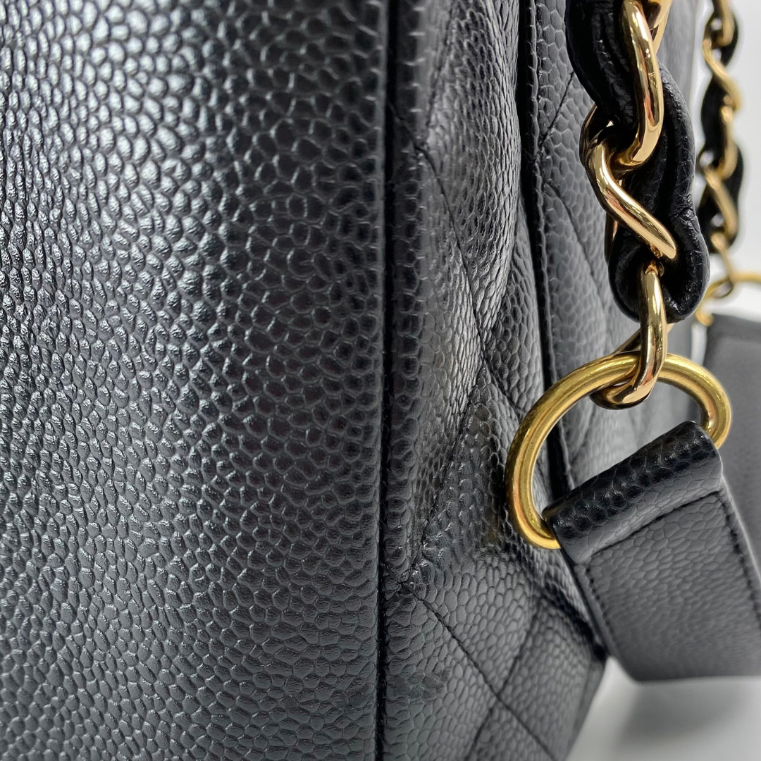 Mahina, 9 Series PST Tote Black Caviar with seal and card