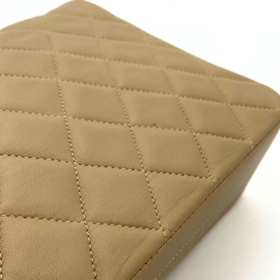 Sayaka, 1 Series Half Moon Beige Lambskin with seal and card