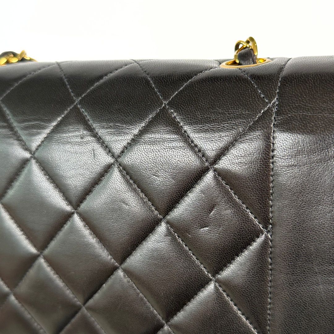 Pioco, 4 Series Small Diana Black Lambskin with seal and card