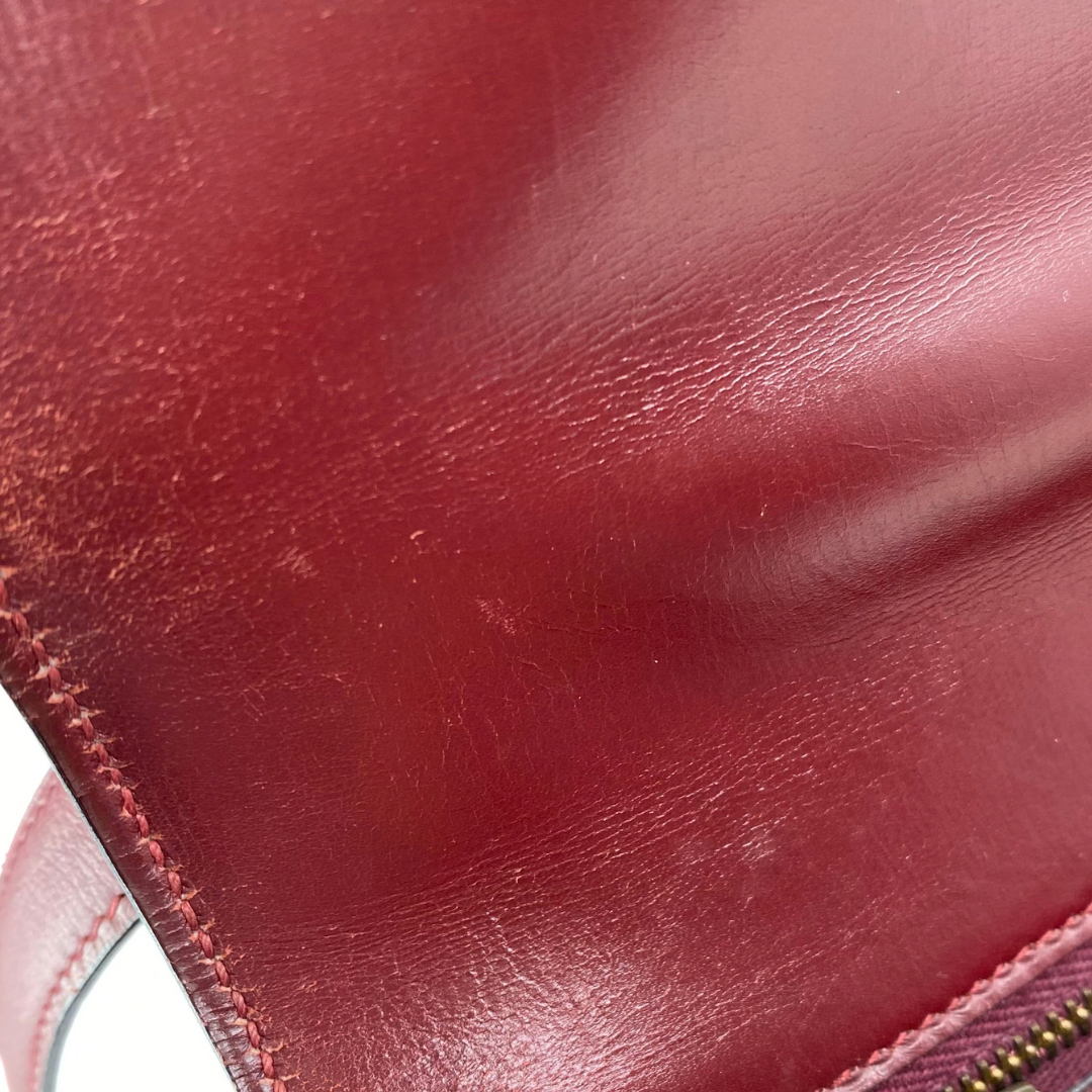 Akemi, 1976 Sorogne Rouge H Boxcalf Gold Hardware with stamp 〇F
