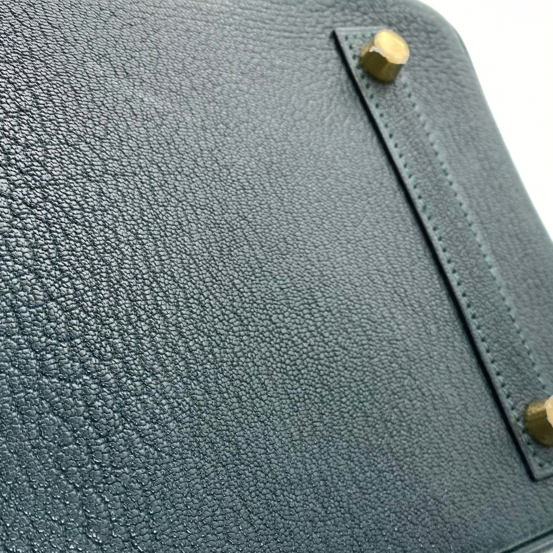 Nanami, 2024 Birkin 30 Vert Moyen Chevre Gold Hardware with stamp W