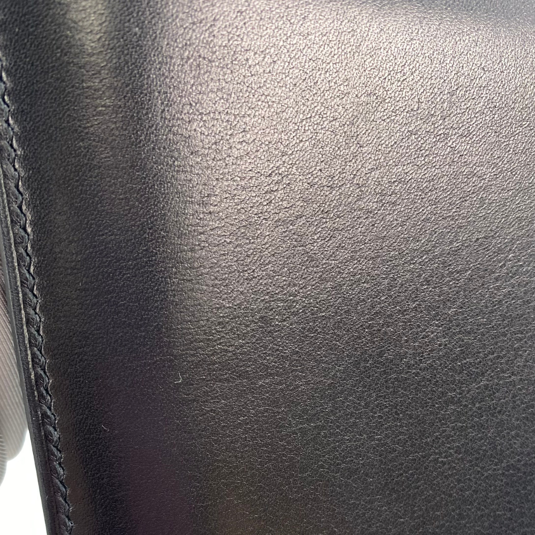 Lumi, 2003 Constance 23 Guilloche Black Boxcalf with stamp  □G
