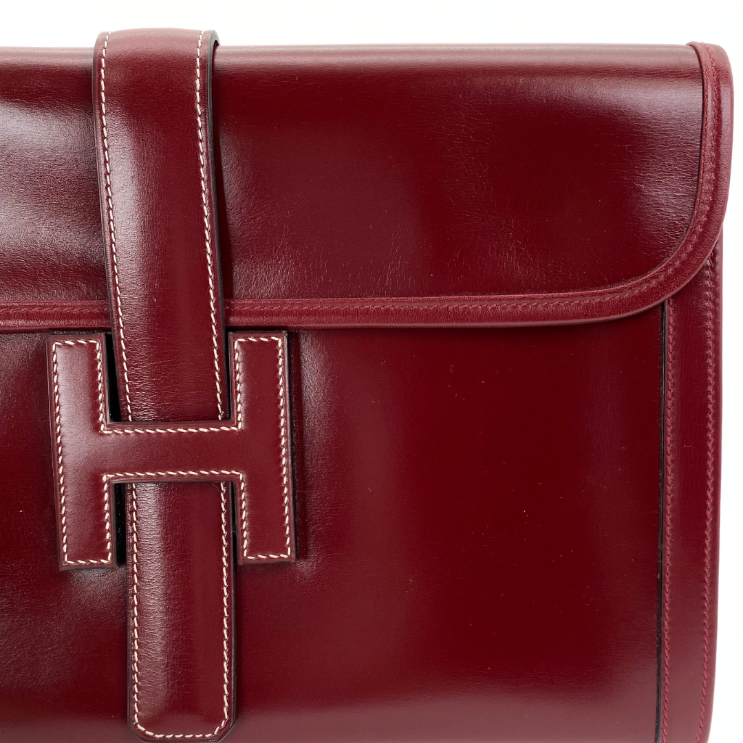 Cyra, 1978 Jige PM Boxcalf Bordeaux with stamp 〇H