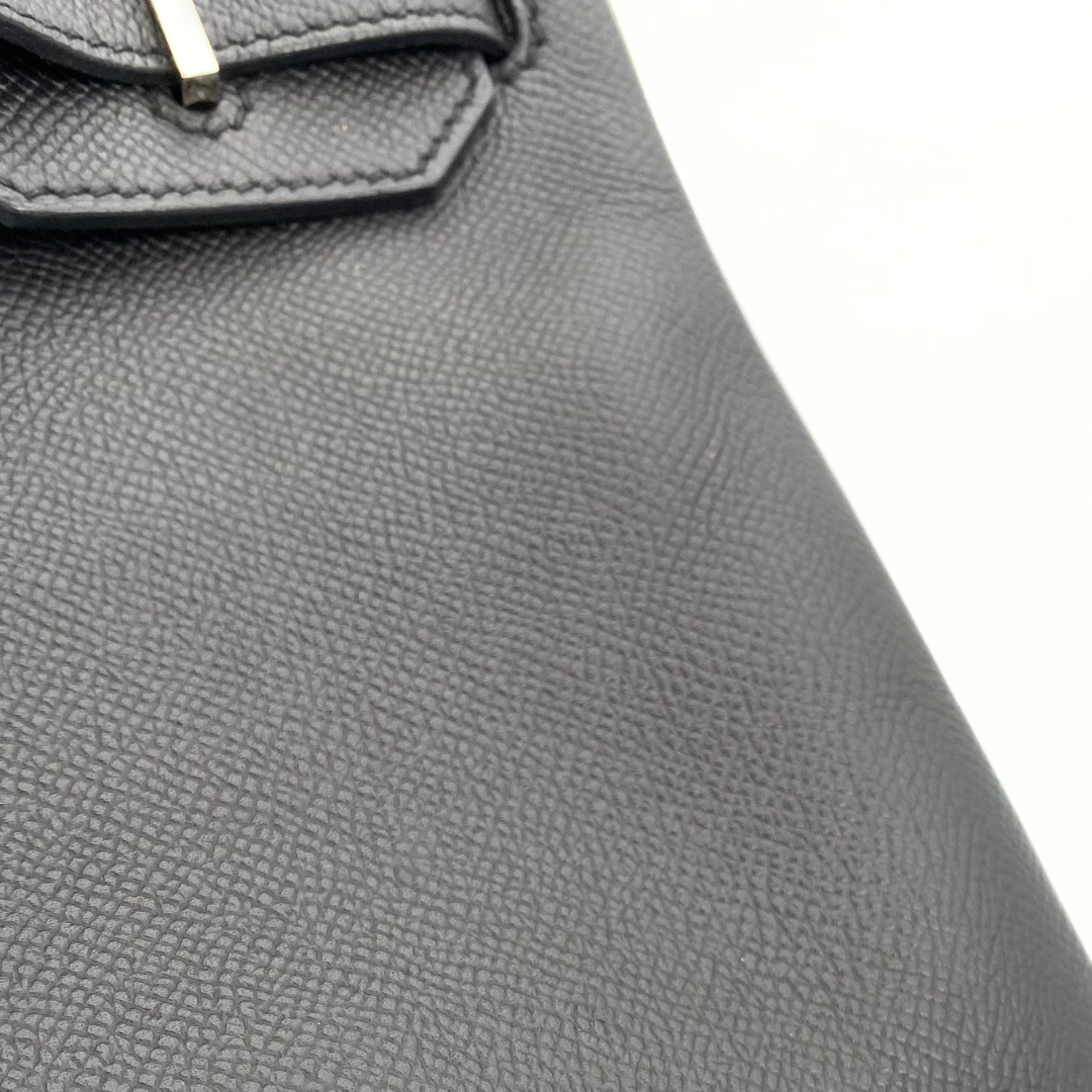 Neoma, 2016 Birkin 30 Black Veau Epsom Palladium Hardware with stamp X
