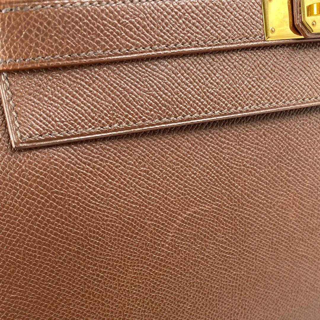 Axton, 1997 Kelly 32 Sellier Havane Courchevel with stamp □A