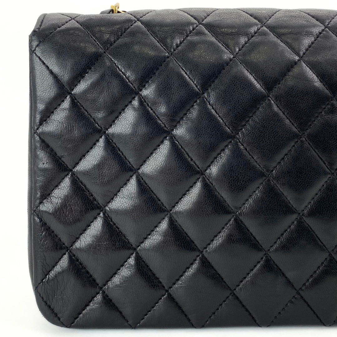 Kosei, 0 Series Half Moon Black Lambskin with seal and card