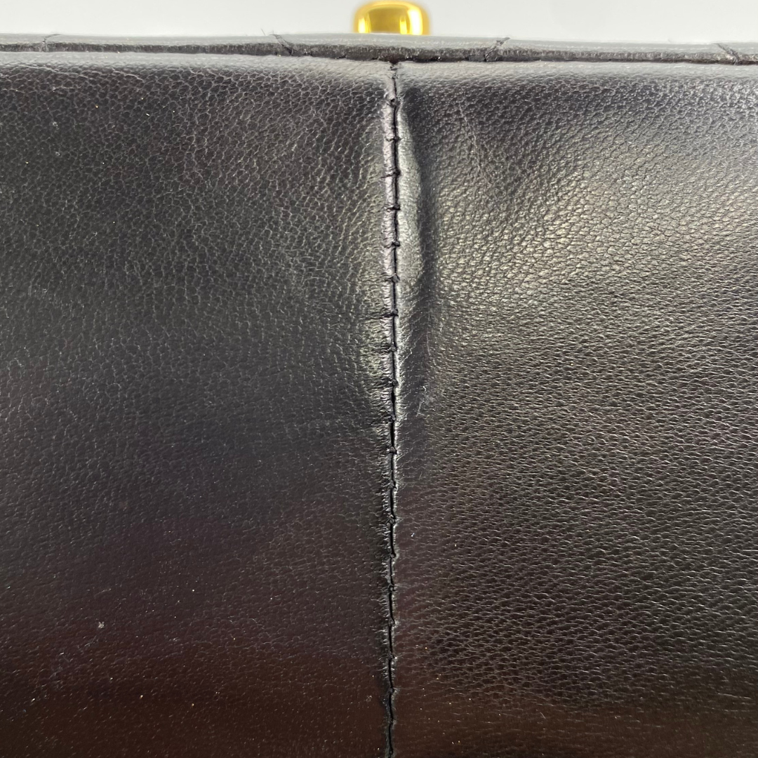 Sorenza, 2 Series Medium Diana Black Lambskin with seal and card