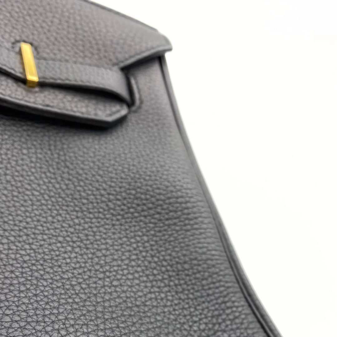 Tavian, 2000 Birkin 35 Black Togo with stamp □D