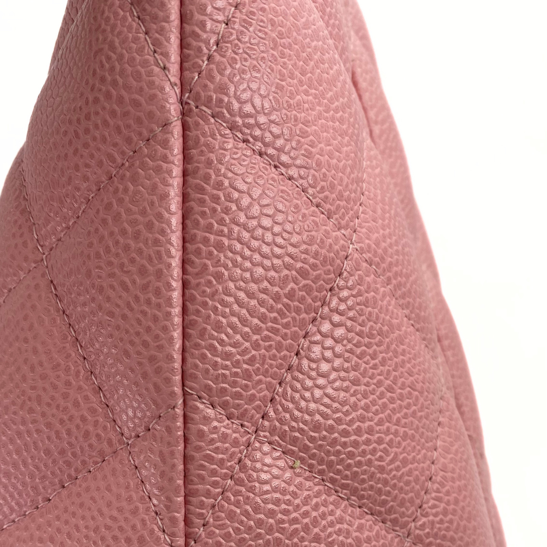 Dami, 8 Series Medallion Tote Reissue Pink Caviar with seal and card