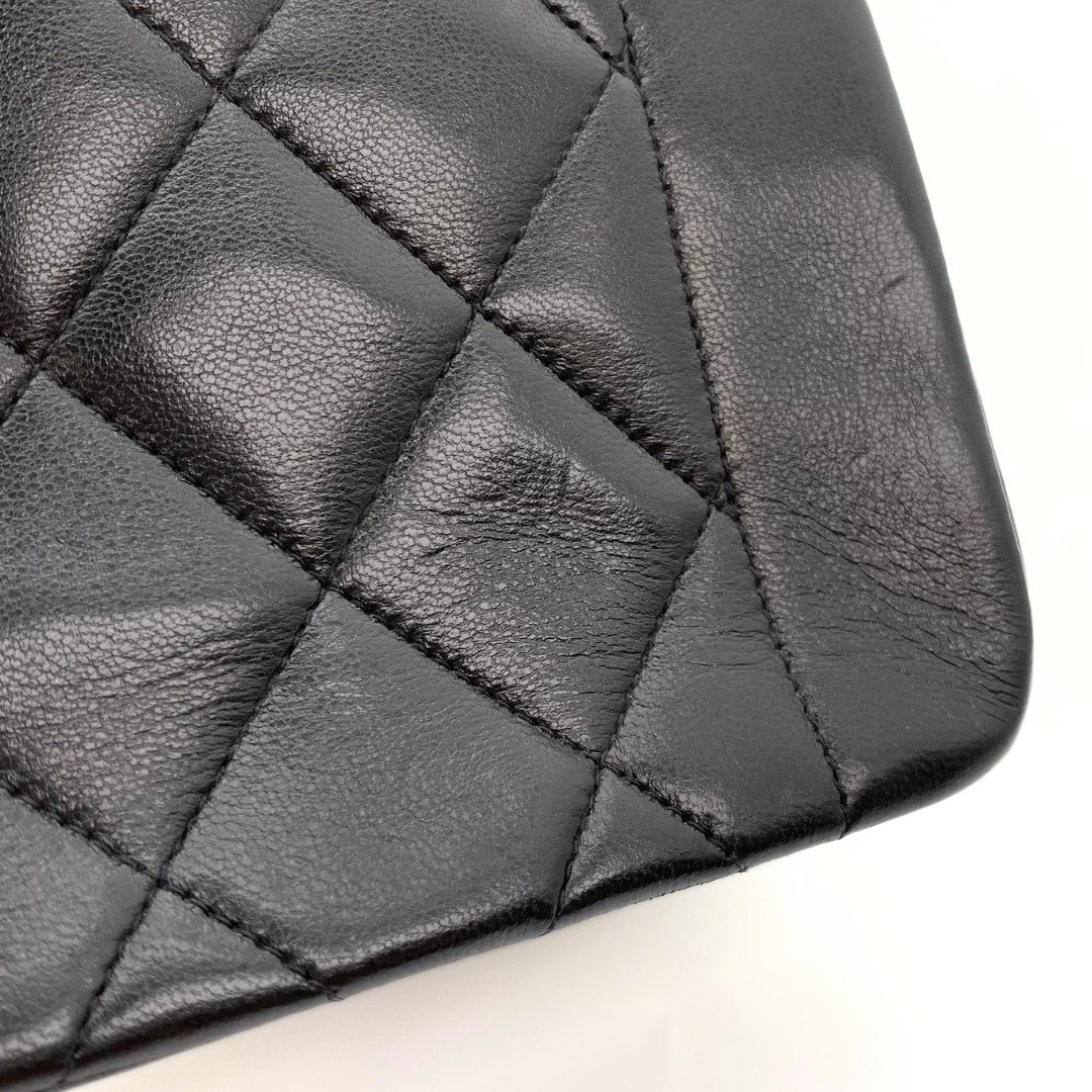 Sergey, 2 Series Small Diana Black Lambskin with seal and card