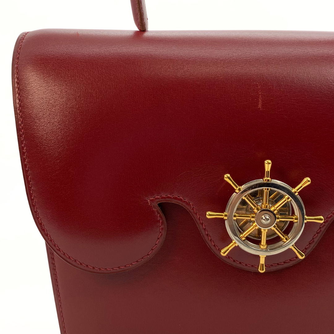 Kamala, 1992 Frégate Boxcalf Rouge H with stamp 〇V