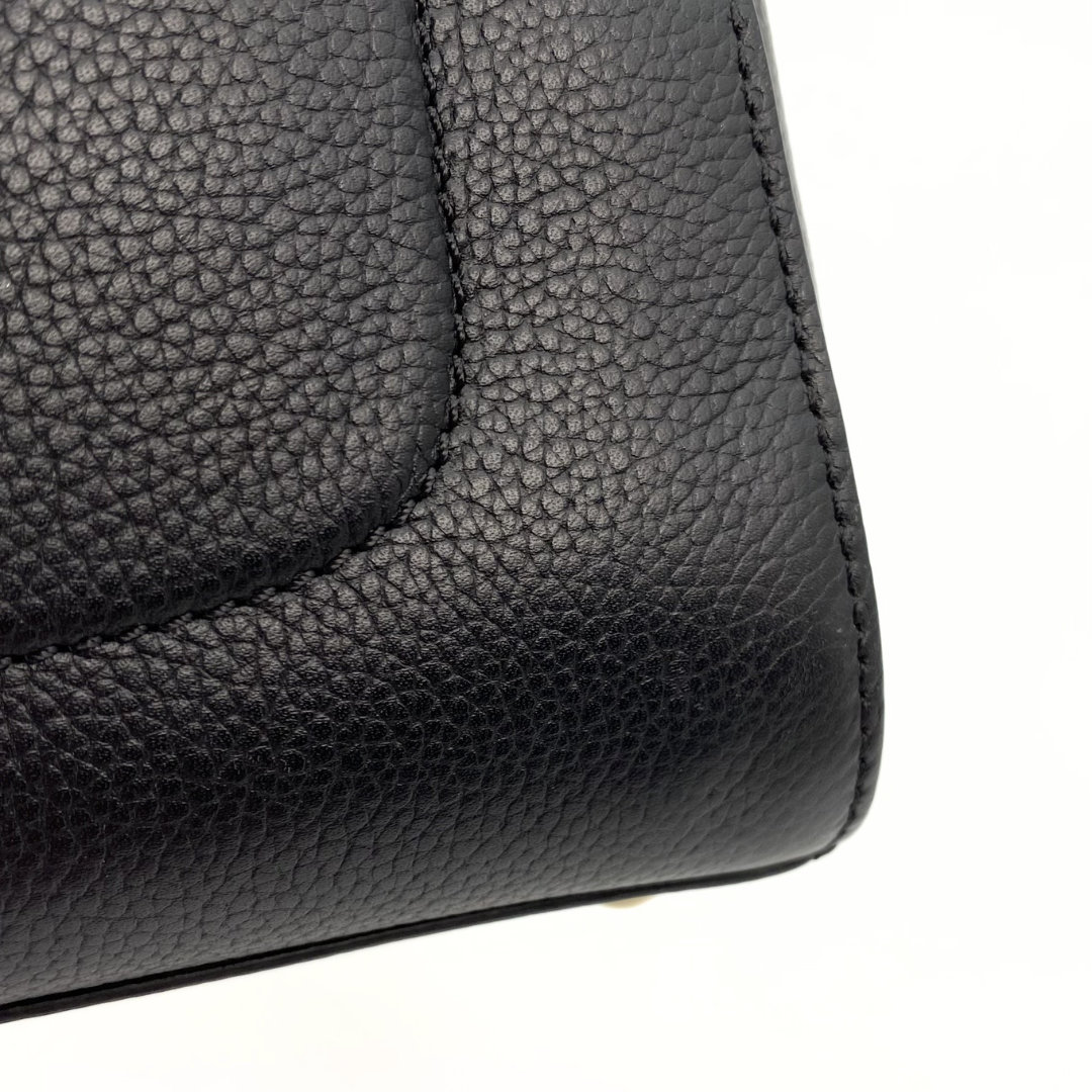 Brodie, 23 Series Neo Excecutive Tote Black Leather with seal and card