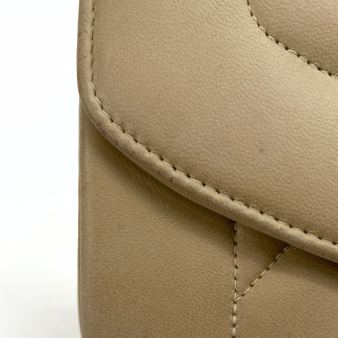 Levy, 2 Series Medium Diana Beige Lambskin with seal only