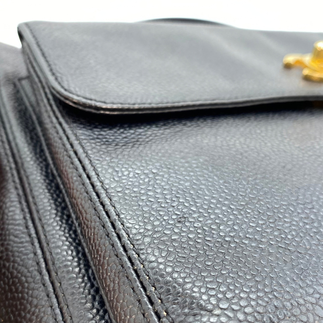 Natsuki, 4 Series Tote Black Caviar with seal and card