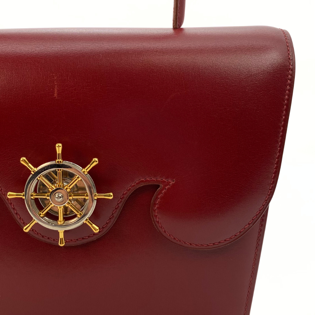 Kamala, 1992 Frégate Boxcalf Rouge H with stamp 〇V