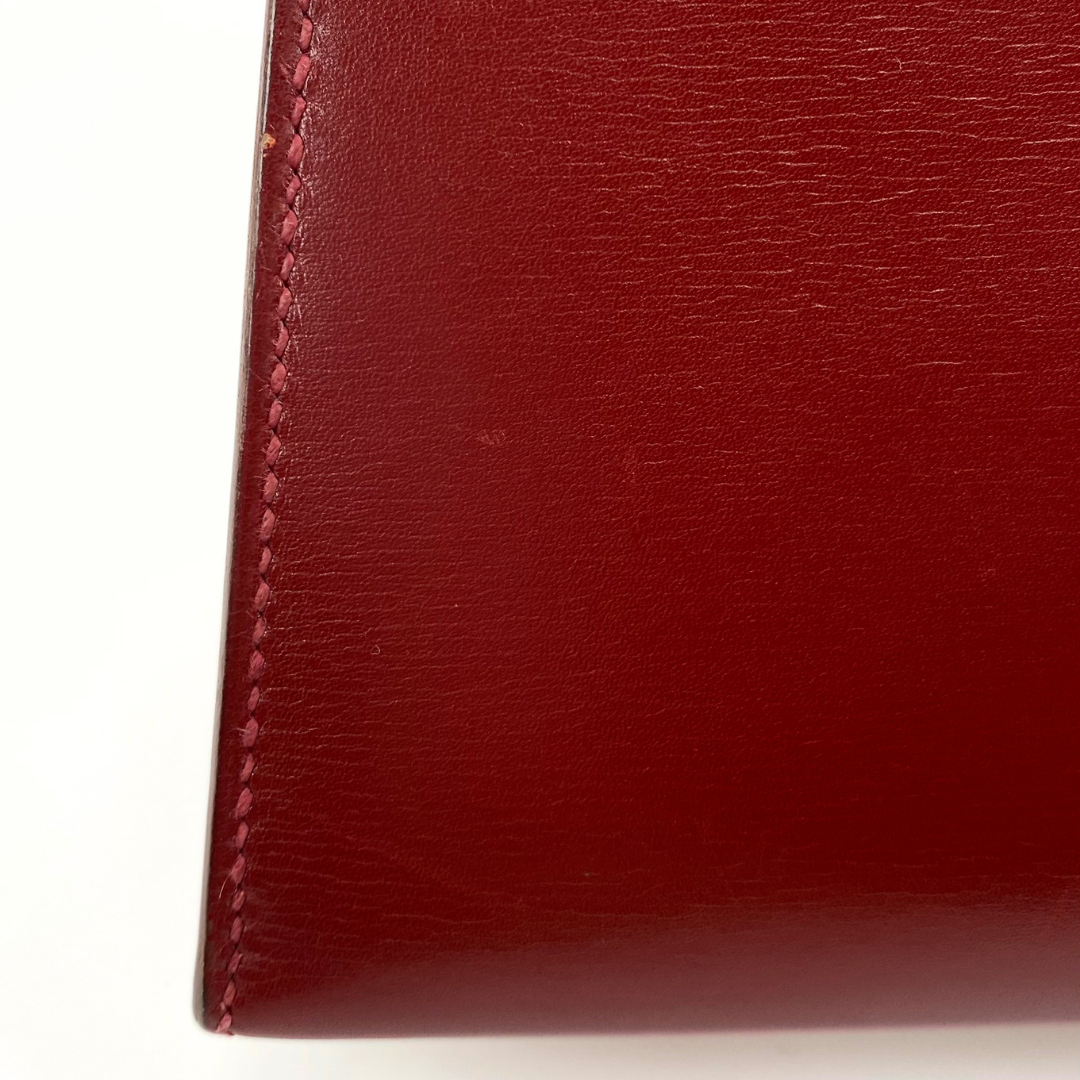 Renzo, 1992 Kelly 28 Sellier Rouge H Boxcalf with stamp 〇V