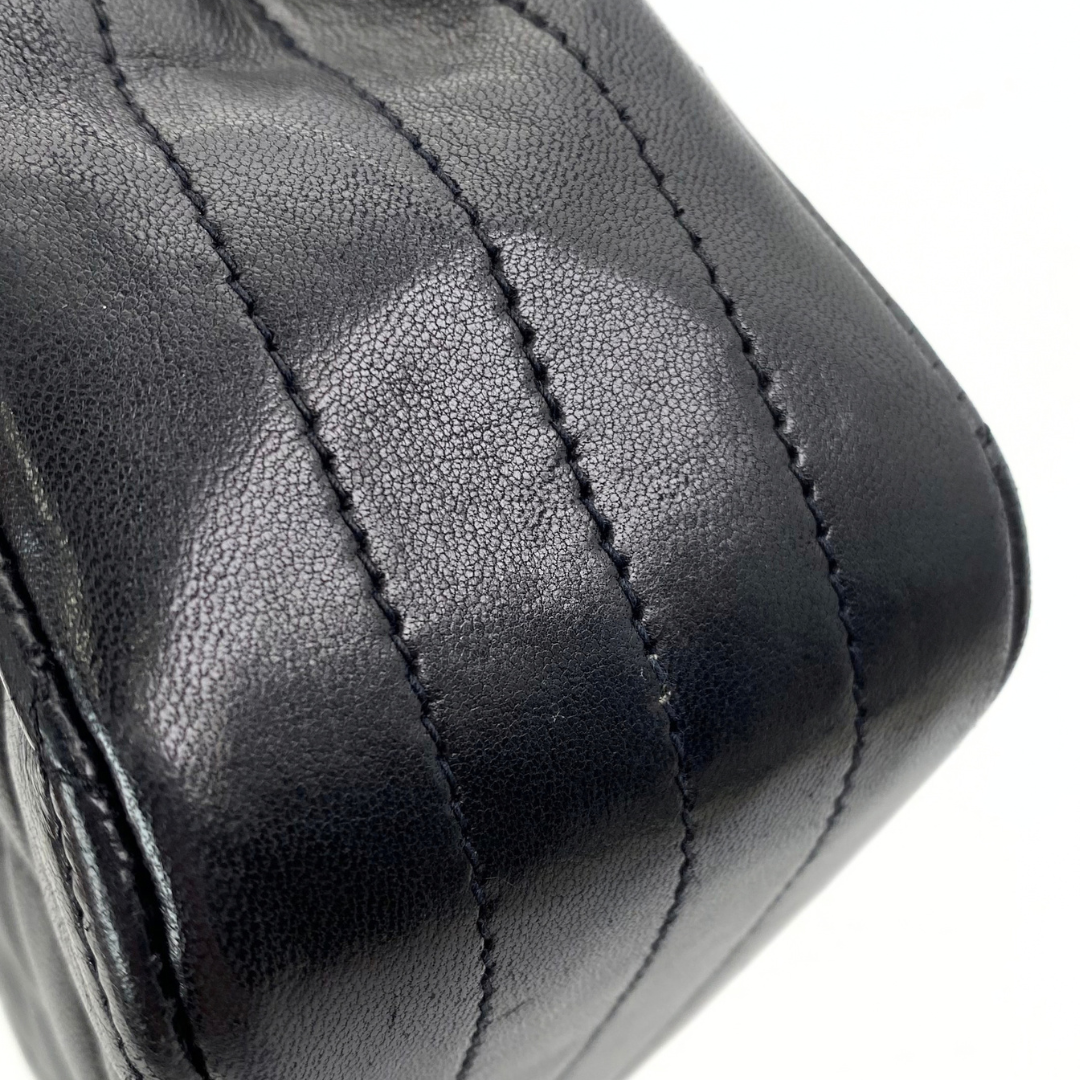 Kosei, 0 Series Half Moon Black Lambskin with seal and card