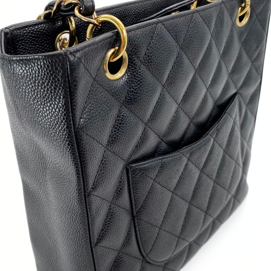 Mahina, 9 Series PST Tote Black Caviar with seal and card