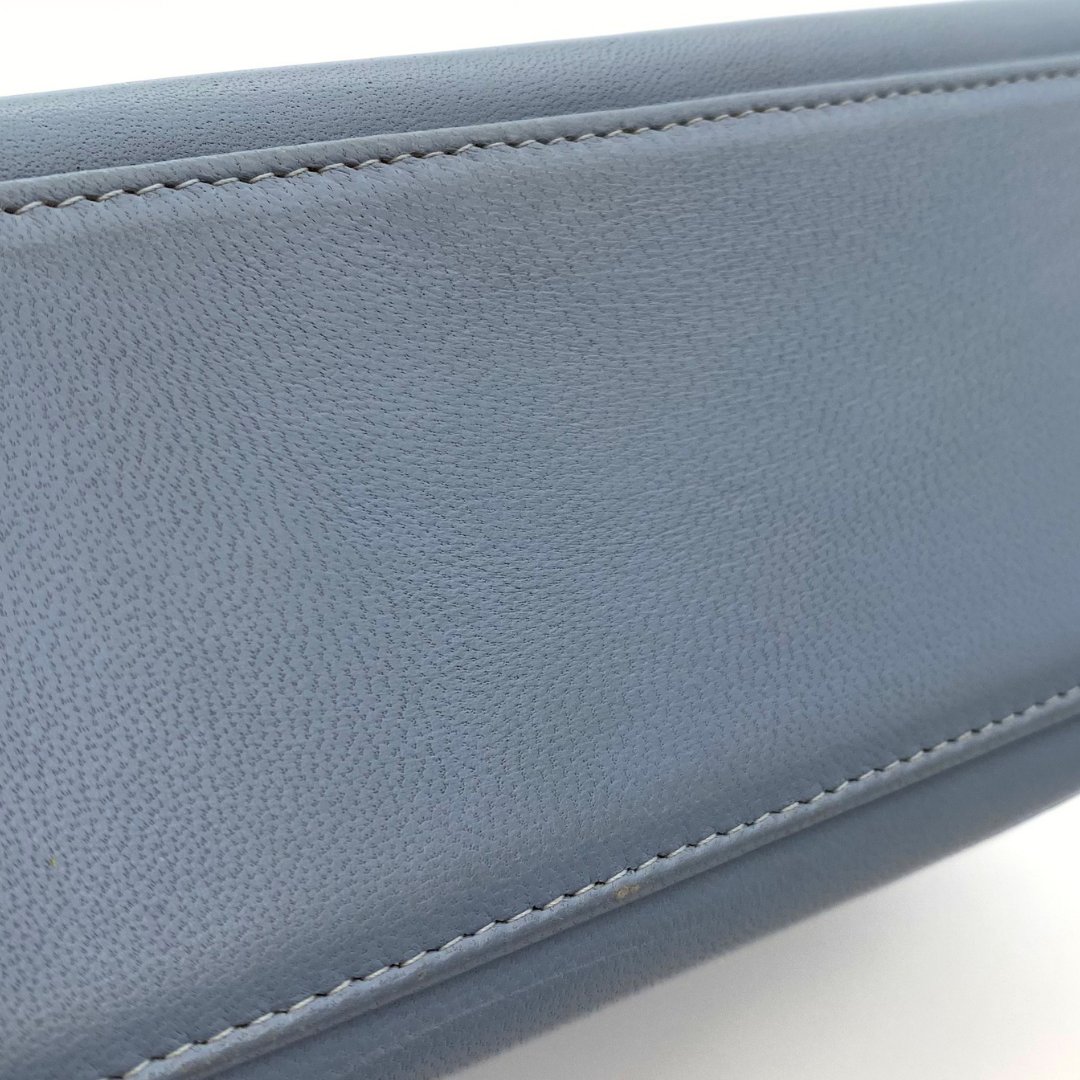 Helma, 5 Series Kelly Light Blue Lambskin with seal only