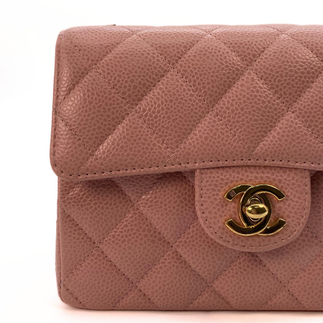 Hayate, 8 Series Square 17cm Pink Caviar with seal and card