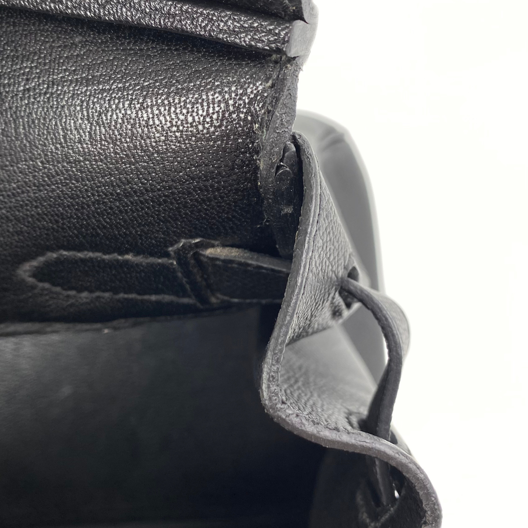 Neoma, 2016 Birkin 30 Black Veau Epsom Palladium Hardware with stamp X