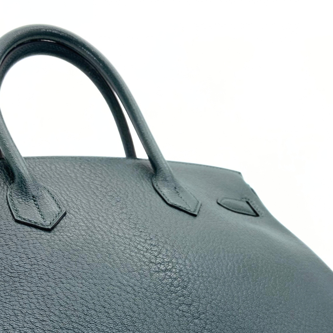 Nanami, 2024 Birkin 30 Vert Moyen Chevre Gold Hardware with stamp W