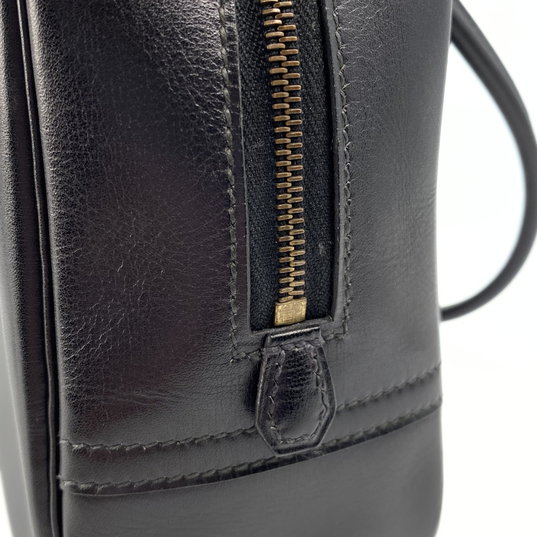 Caio, 1993 Mini Plume Black Boxcalf with stamp 〇W
