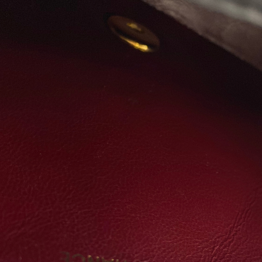 Issei, 2 Series Small Diana Black Lambskin with seal and card