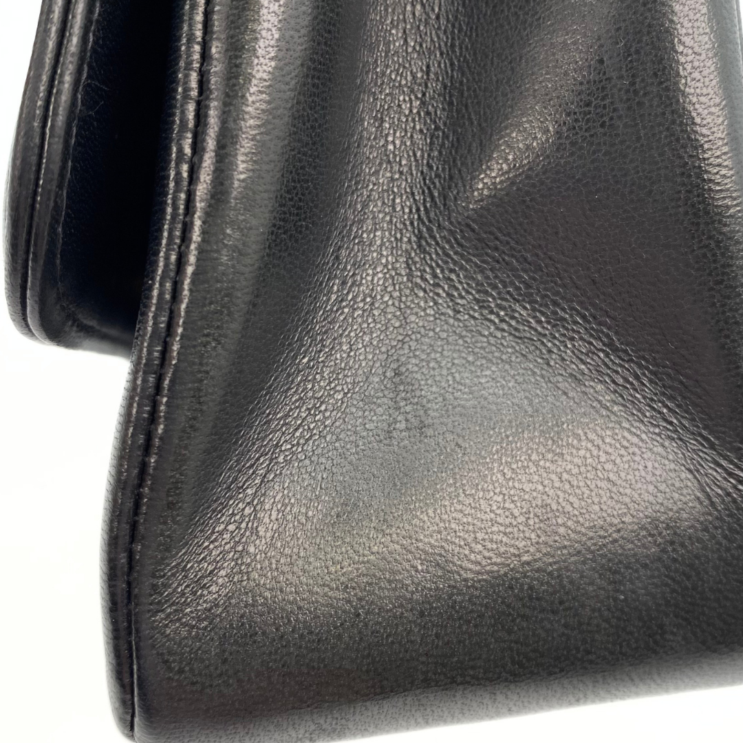 Tyra, 2 Series Mademoiselle Lambskin Small Black with seal and card