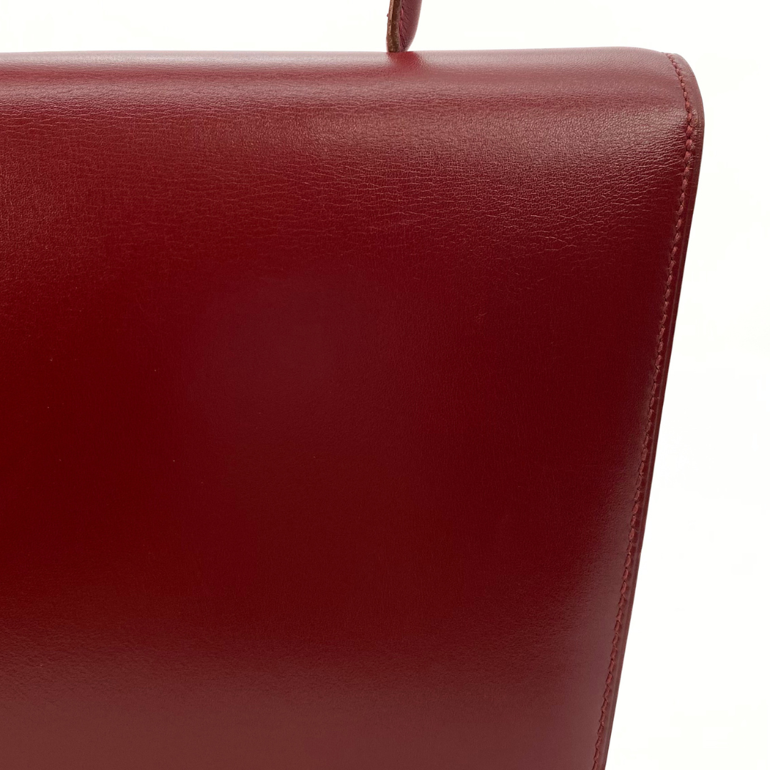 Kamala, 1992 Frégate Boxcalf Rouge H with stamp 〇V