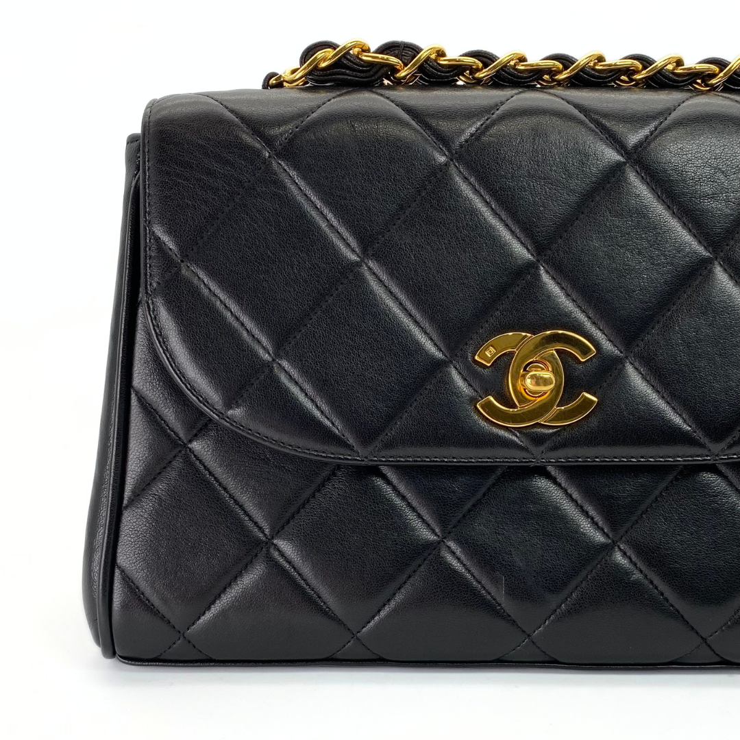 Mikoto, 3 Series Materasse Black Lamb Gold Hardware with seal and card