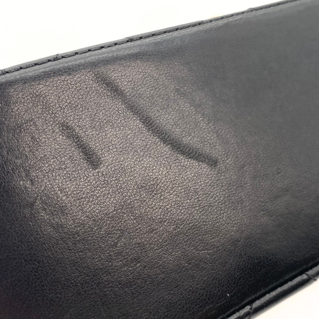 Kalina, 4 Series Small Diana Black Lambskin with seal and card