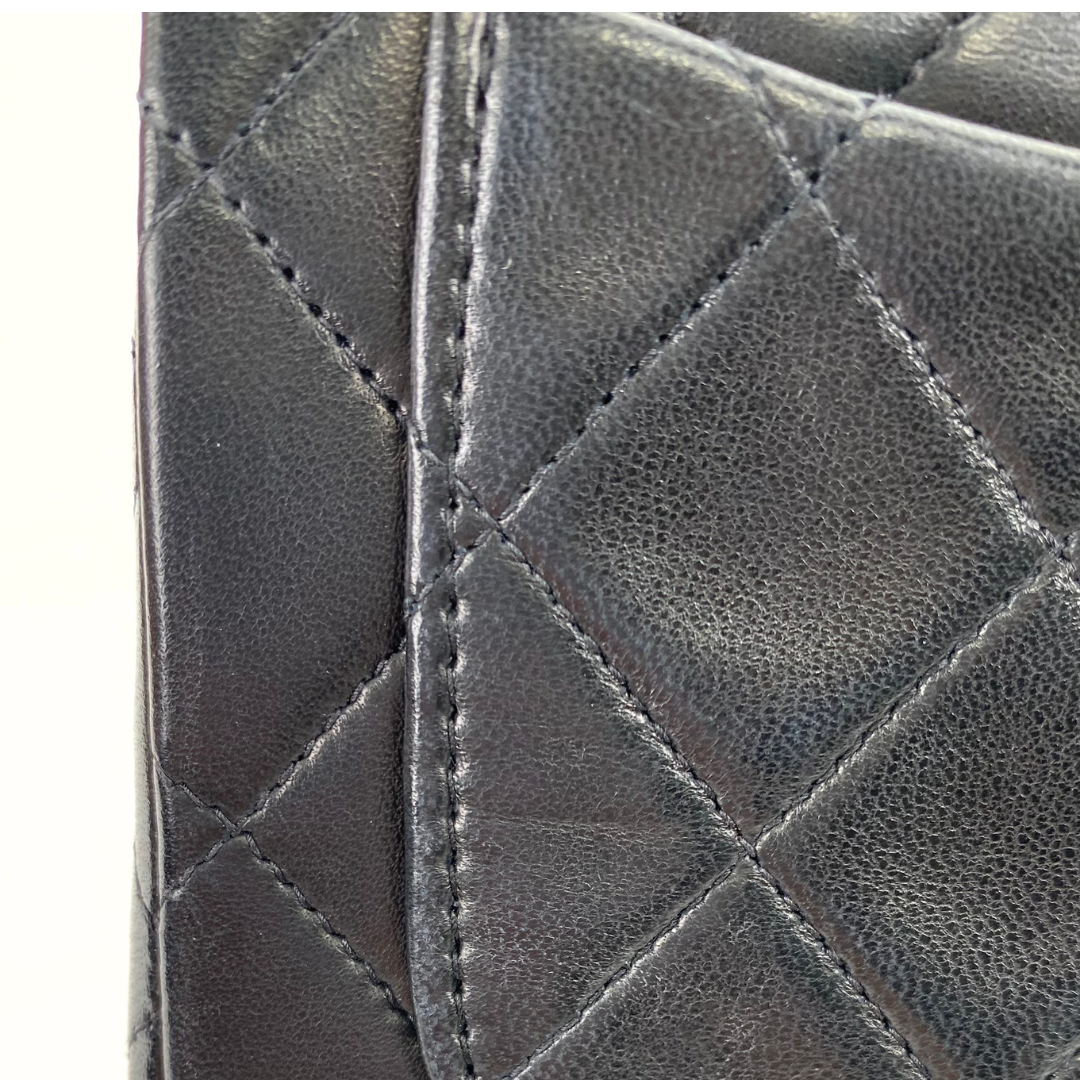 Genji, 2 Series Mini Square 17 Black Lambskin with seal and card