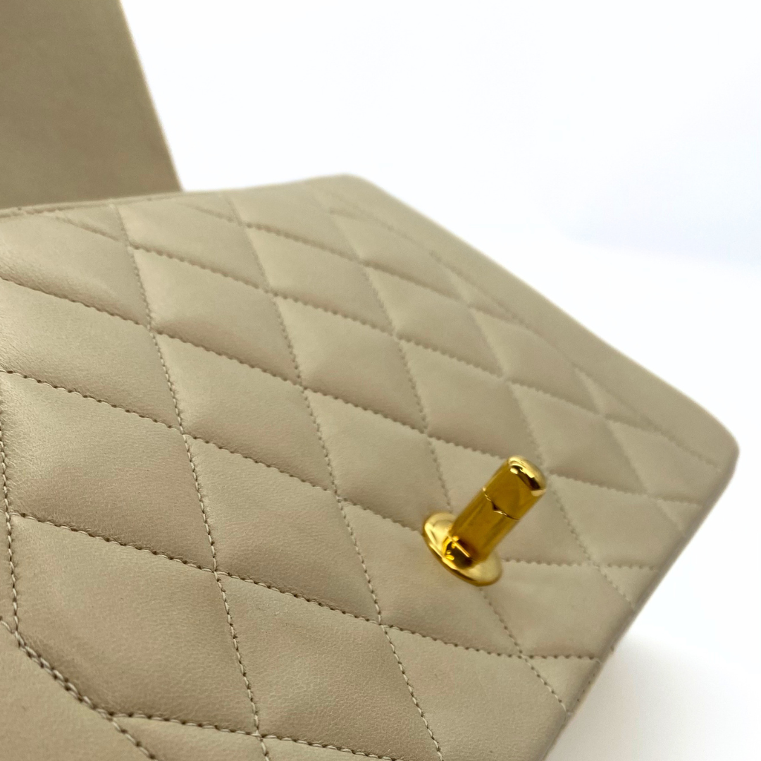 Levy, 2 Series Medium Diana Beige Lambskin with seal only