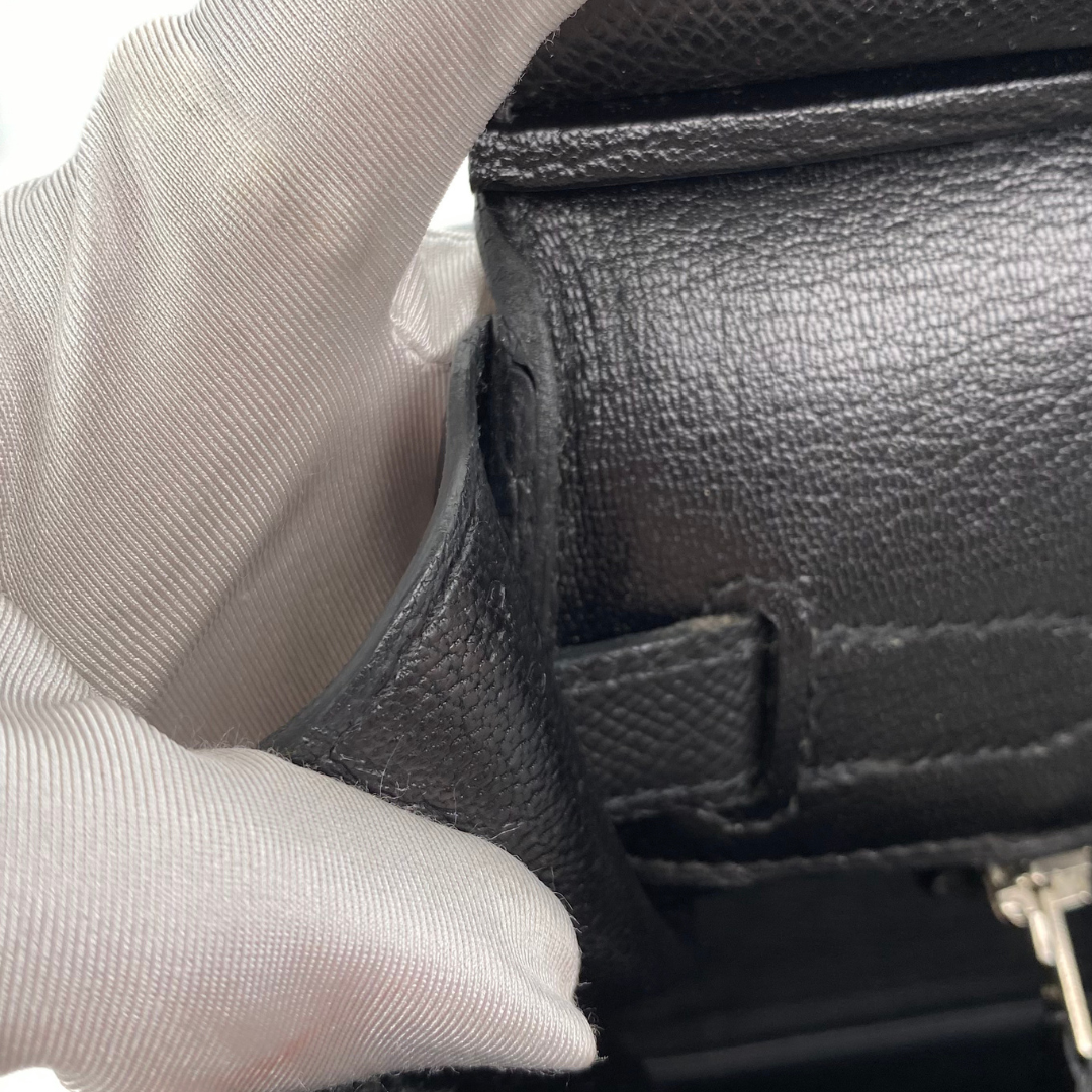 Neoma, 2016 Birkin 30 Black Veau Epsom Palladium Hardware with stamp X
