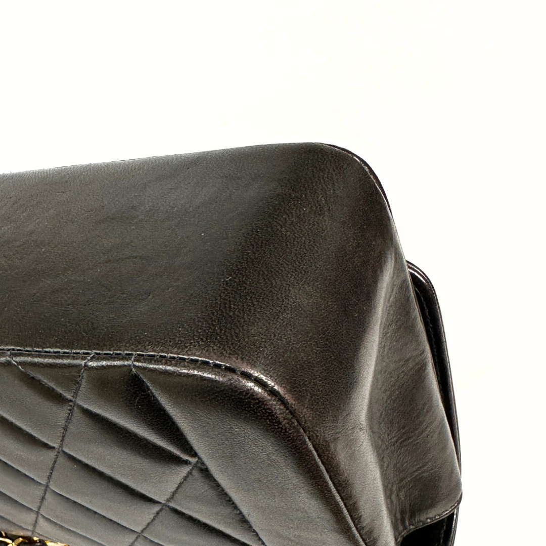 Pioco, 4 Series Small Diana Black Lambskin with seal and card
