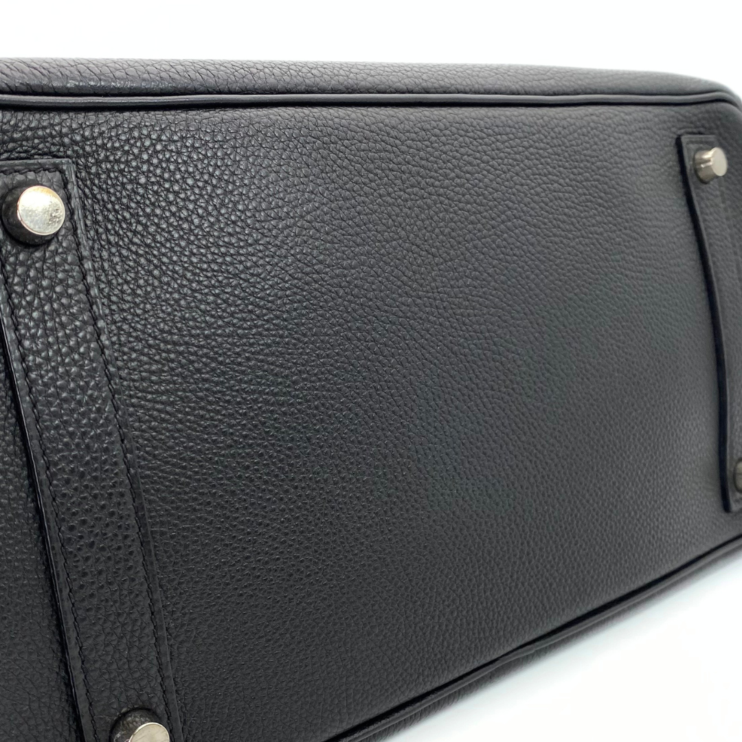 Avenor, 2000 Hat A Courroies 32 Black Togo Silver Hardware with □D