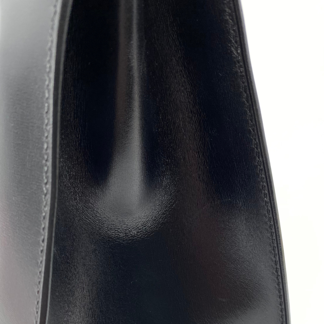 Lumen, 2002 Kelly 28 Sellier Black Boxcalf with stamp □F