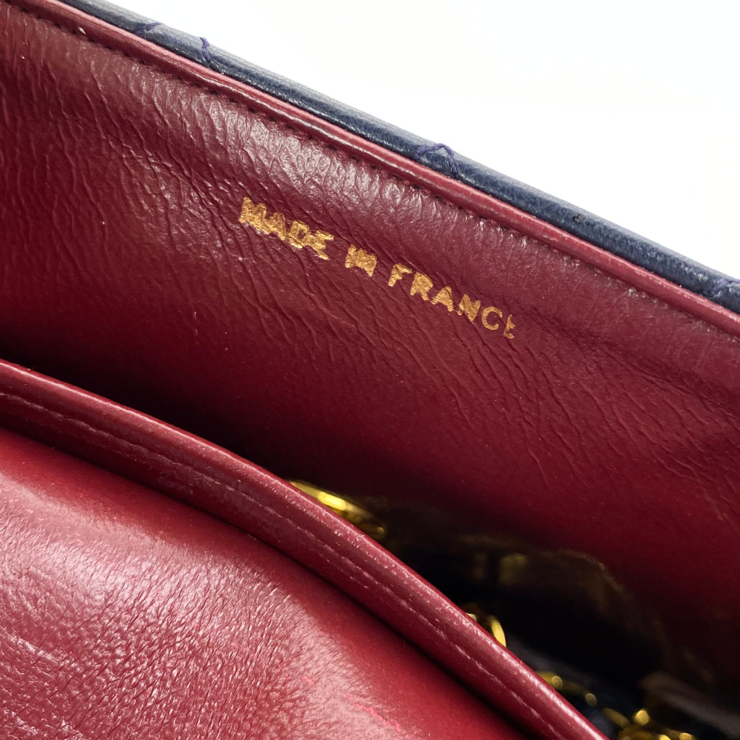 Rorik, 1 Series Mini Circle Coco Navy Lambskin with seal only