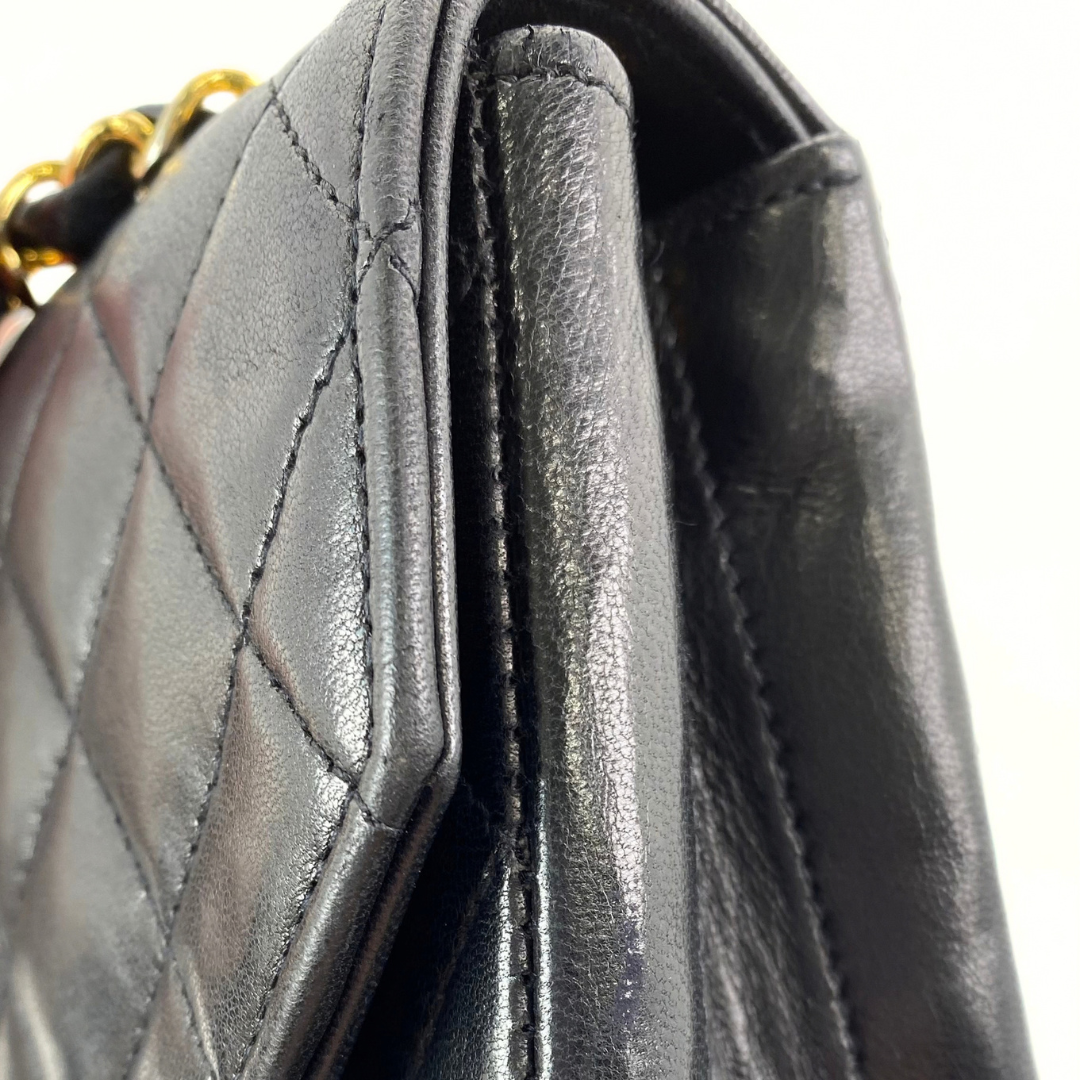 Kosei, 0 Series Half Moon Black Lambskin with seal and card