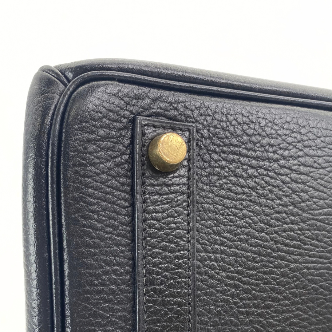 Ruri, 1996 Haut A Courroies 32 Black Ardennes Gold Hardware with stamp 〇Z