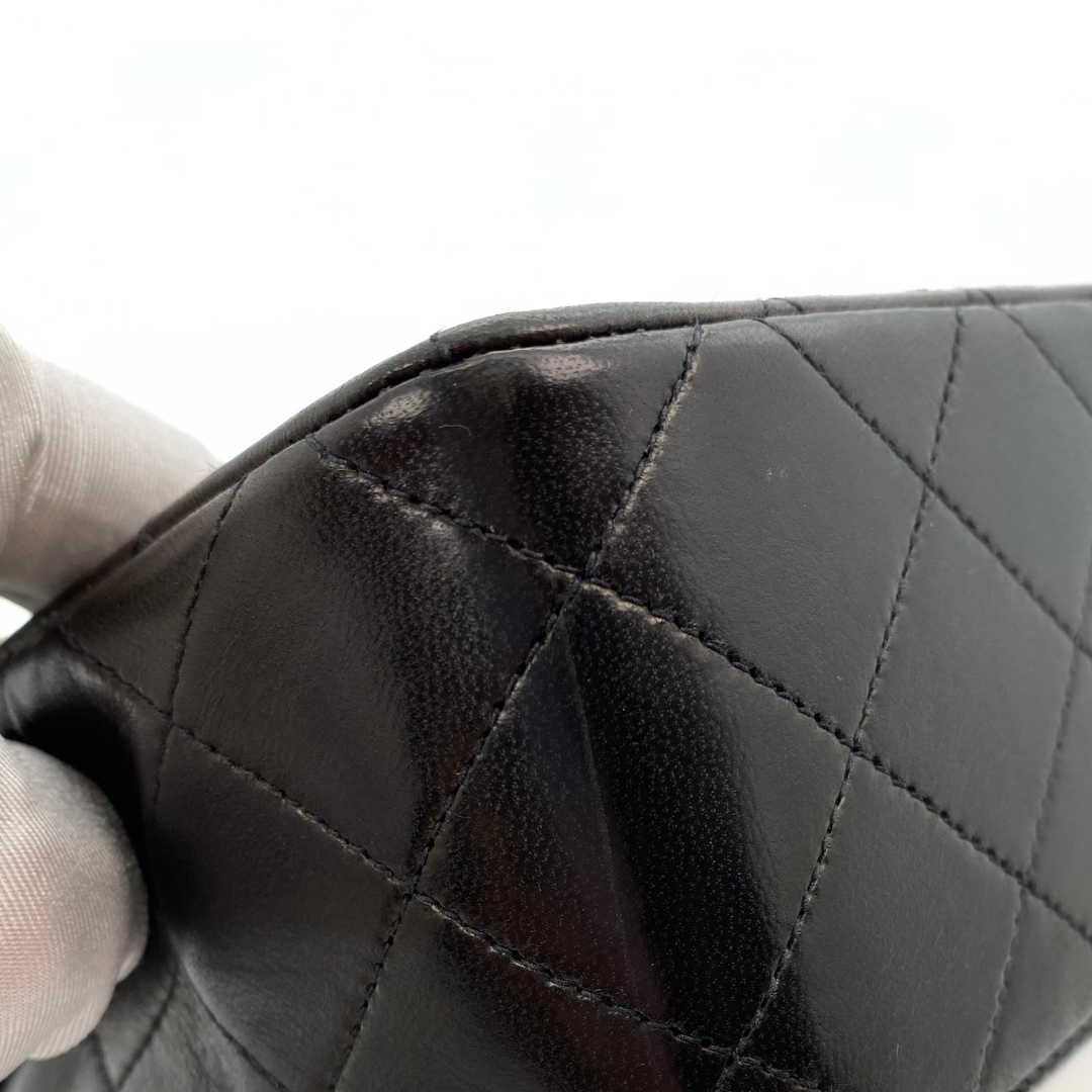 Varun, 2 Series Square 20cm Black Lambskin with seal and card