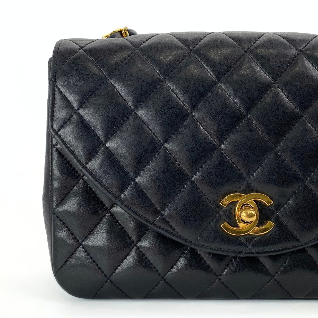 Kosei, 0 Series Half Moon Black Lambskin with seal and card