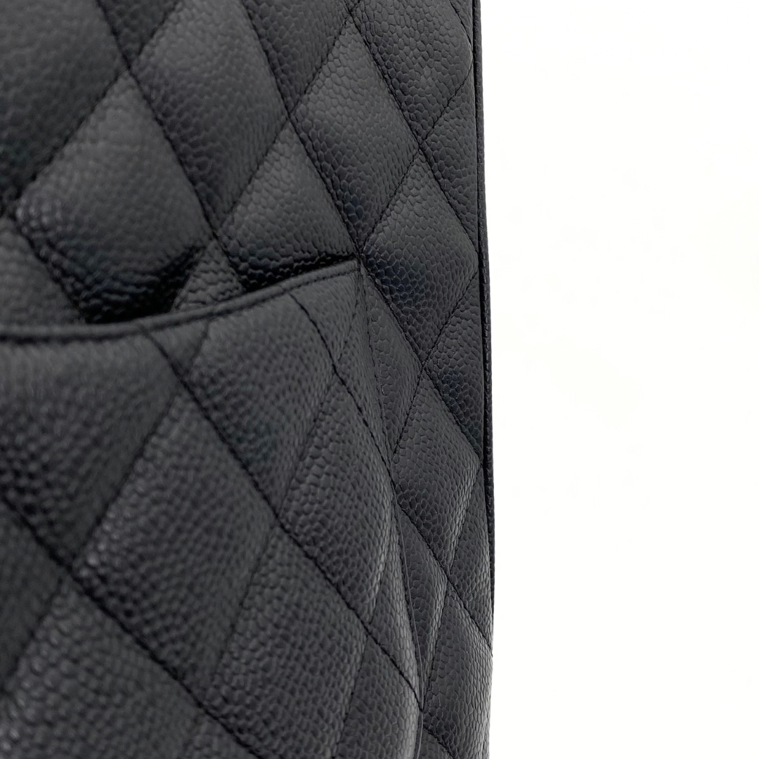 Mahina, 9 Series PST Tote Black Caviar with seal and card